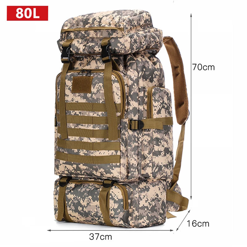 Mountaineering Backpack For Hiking And Outdoor Travel