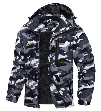 Cavva Men Water Resistant Fleece Lined Winter Ski Jacket
