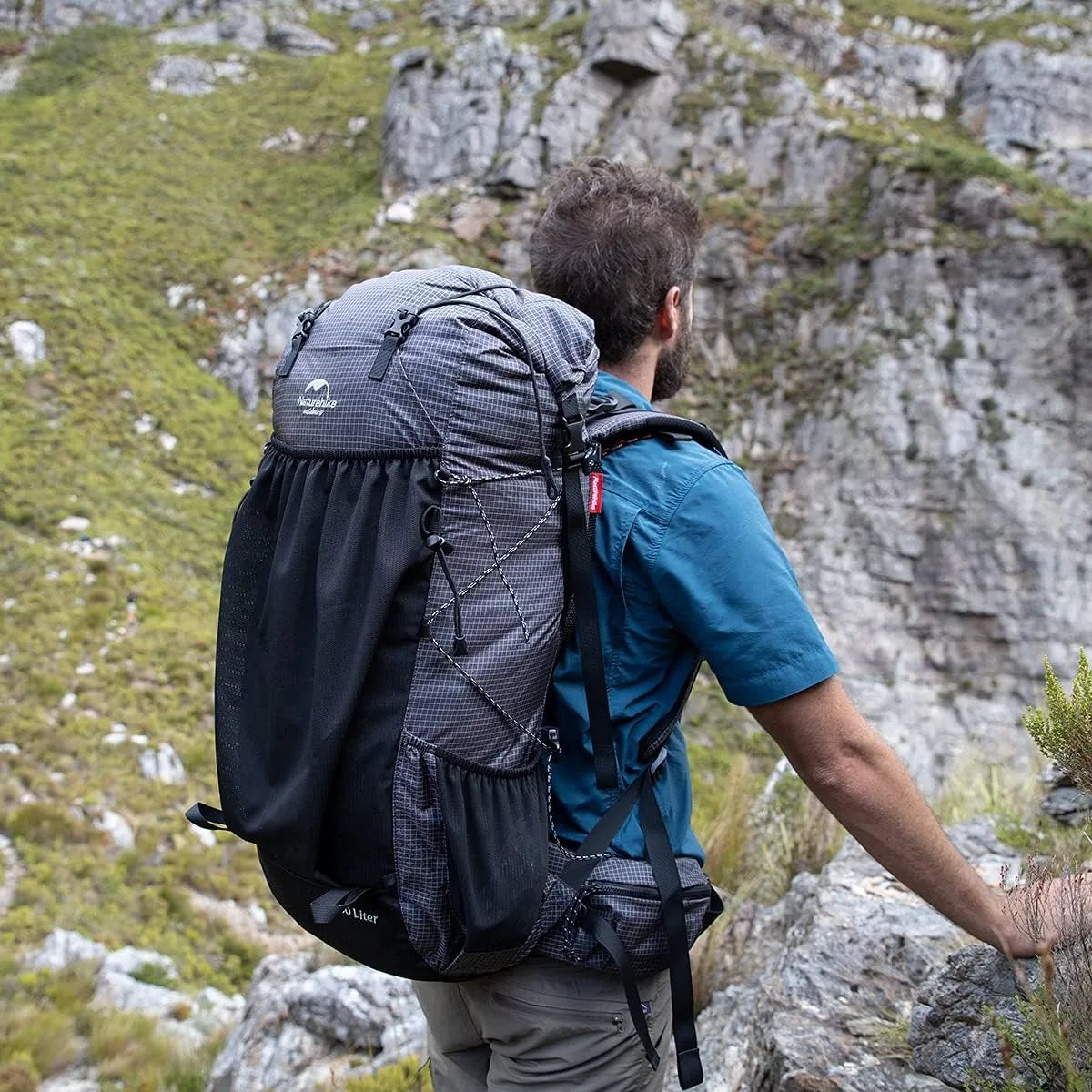 Naturehike Waterproof Hiking Backpack With Rain Cover And High Capacity