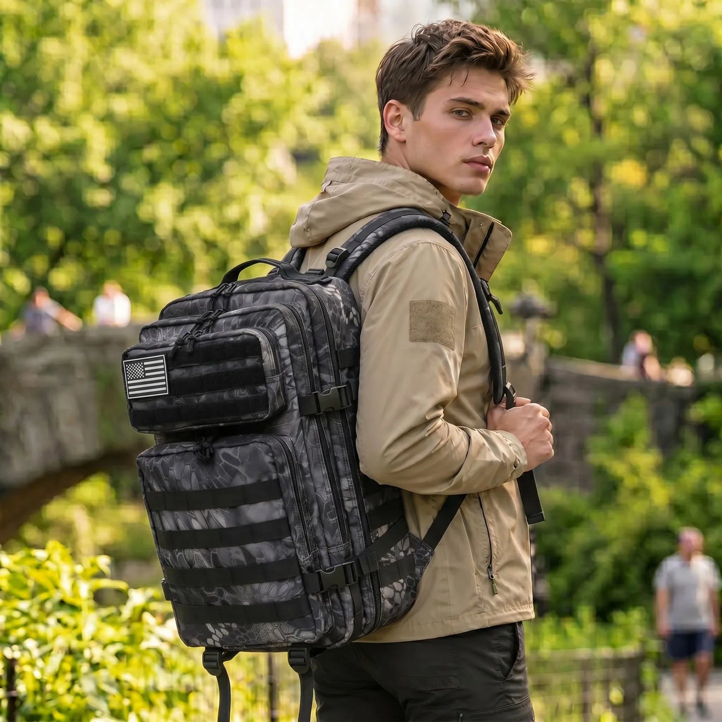 ReFire Gear Tactical Molle Backpack With Large Capacity And Pockets