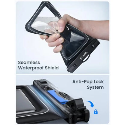 IP68 Floating Waterproof Phone Pouch with Lanyard for Smartphones