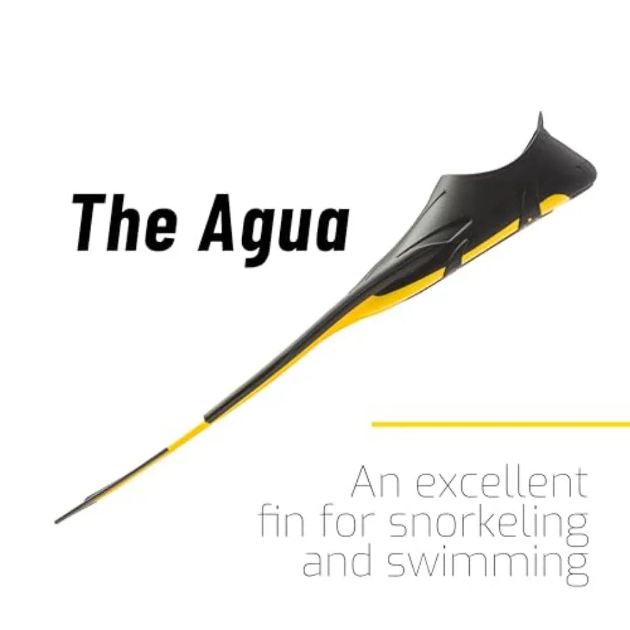 Adult Snorkeling Fins With Self Adjusting Full Feet Pocket