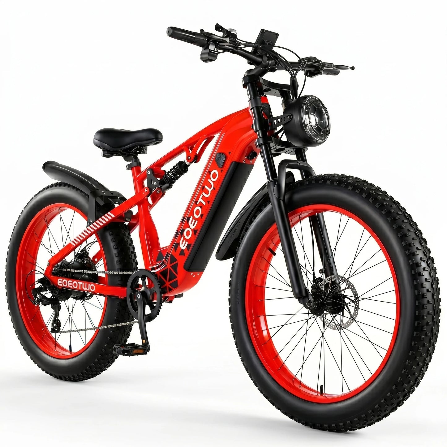 Electric Bike, 1500W Peak Ebikes for Adults, 26'' Fat Tire Best Ebike for Men Women, 60 Miles with 840Wh Battery, 34 MPH Max Speed Bicycles, 330LB Capacity