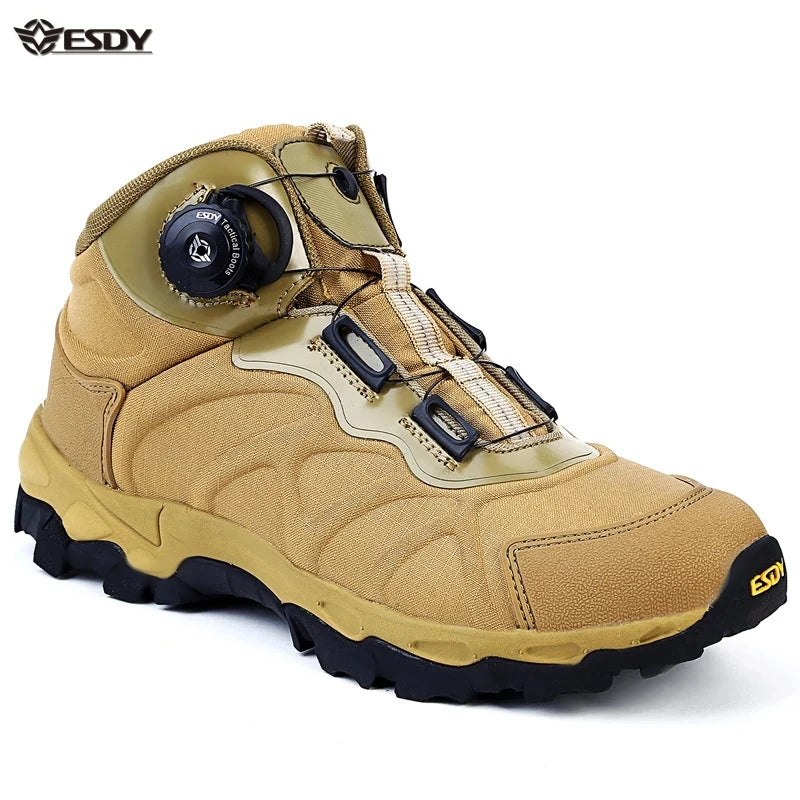 KOLINLOV Men Waterproof Hiking Boots For Winter Outdoor Trail
