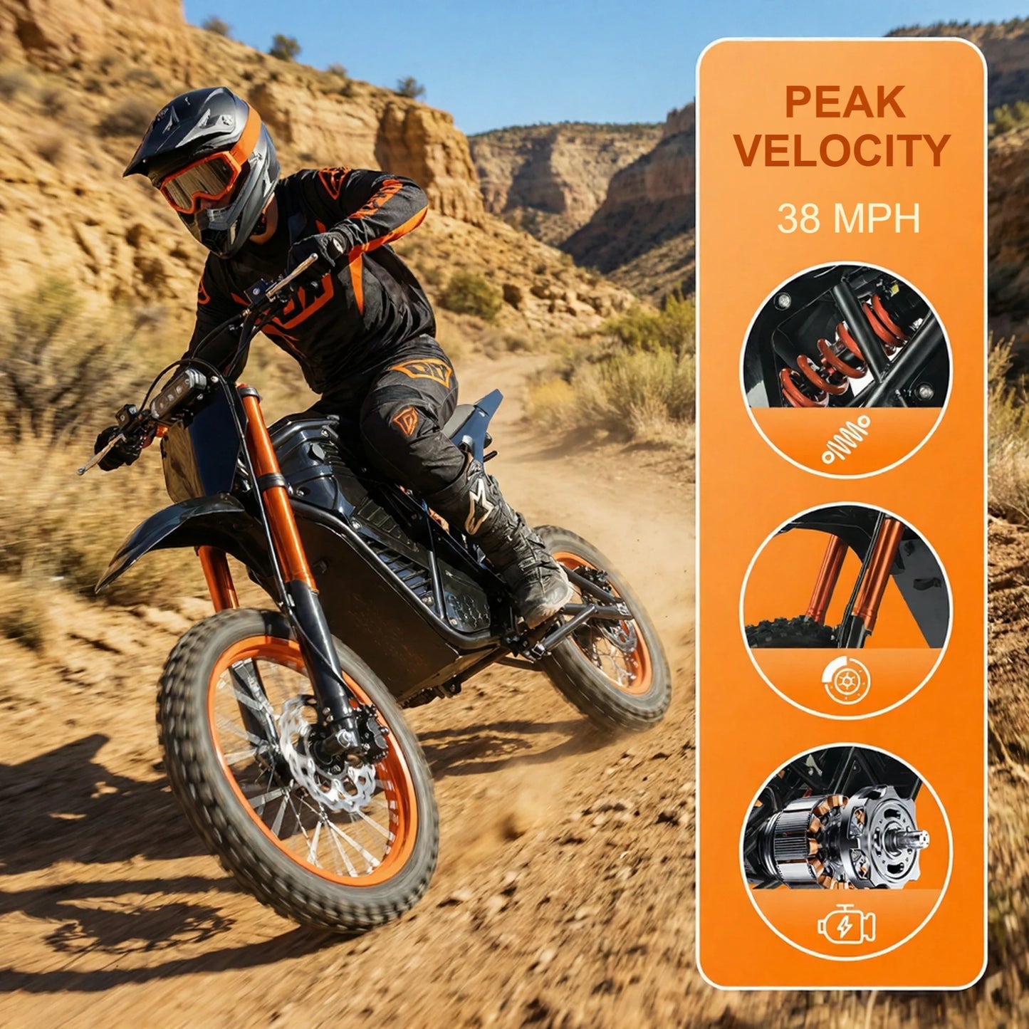 Xtion 2000W Electric Dirt Bike 38 MPH For Teens Everywhere