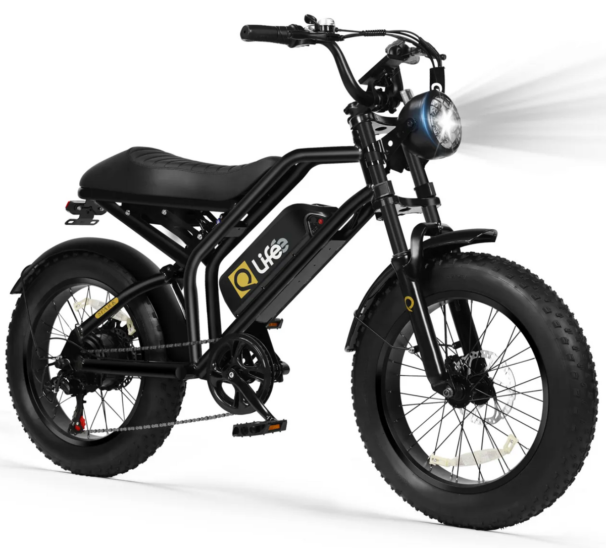 Supplier photo of the black Qlife SPARK EB42 electric bike