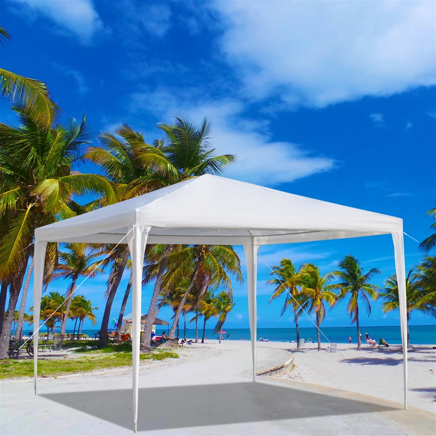 Waterproof Outdoor Gazebo Tent With Spiral Tubes And Iron Frame