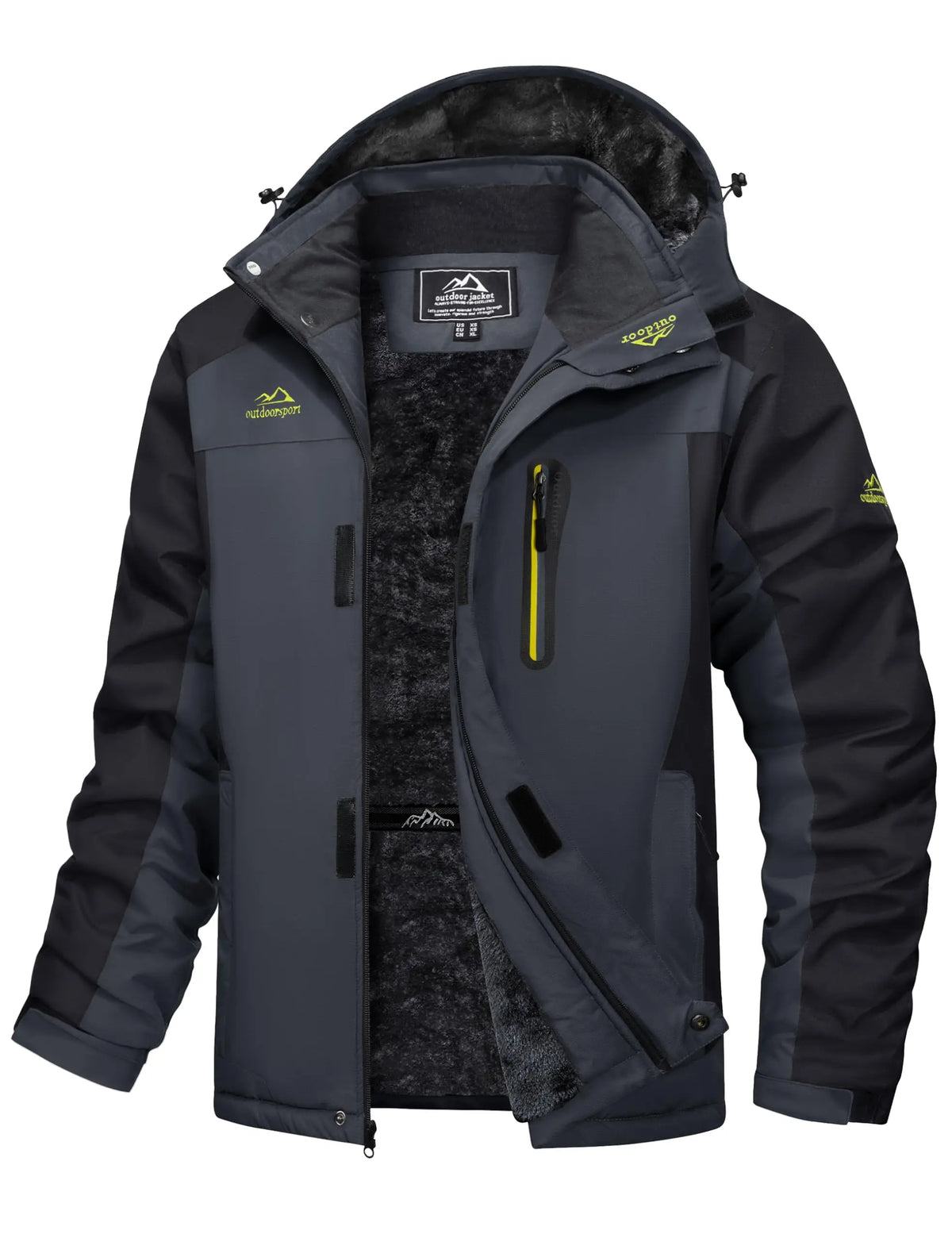 Cavva Men's Waterproof Fleece Lined Winter Parka Jacket
