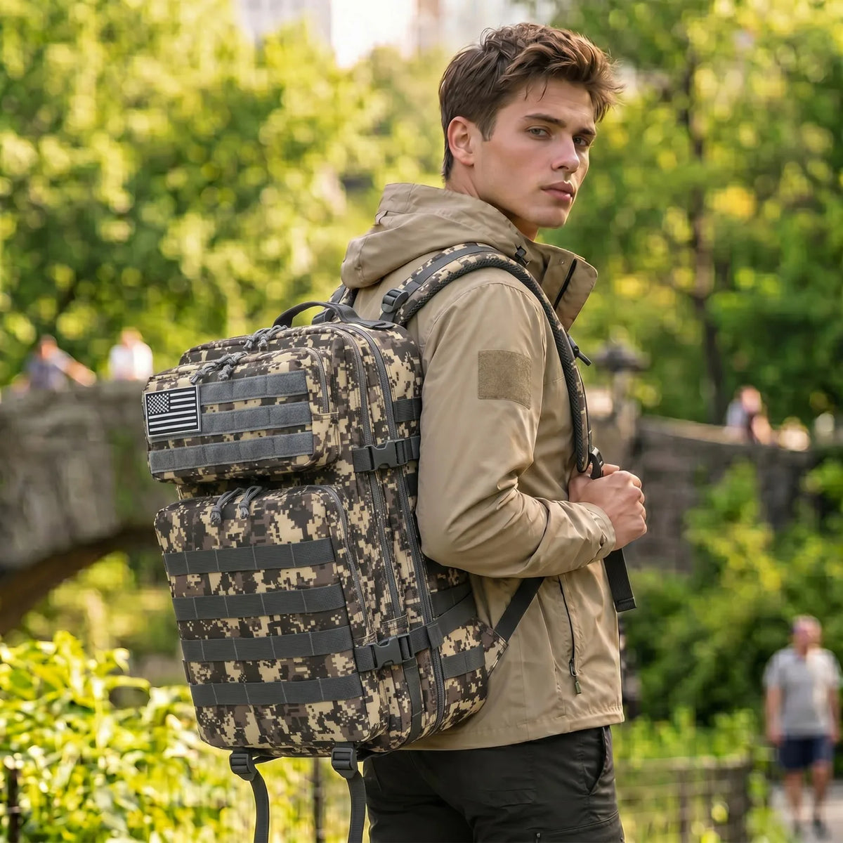 ReFire Gear Tactical Molle Backpack With Large Capacity And Pockets