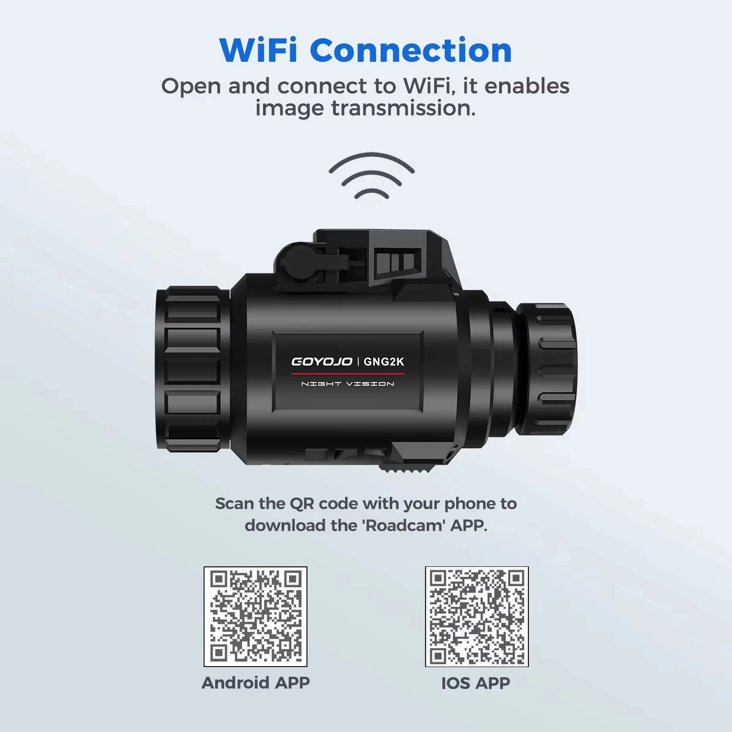 GOYOJO GNG2K Night Vision Monocular With 2K Resolution And WiFi