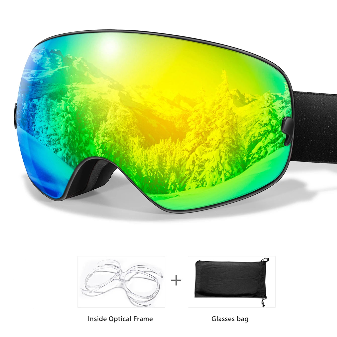 Winter Ski Goggles UV400 Anti Fog For Men Women Teens