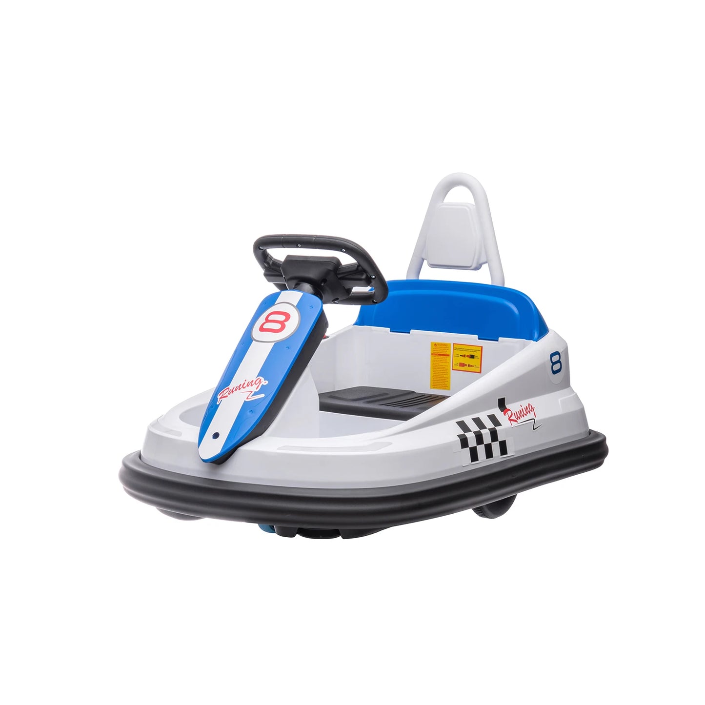 HiMISS 6V Toddler Bumper Car Ride On Toy With Spin