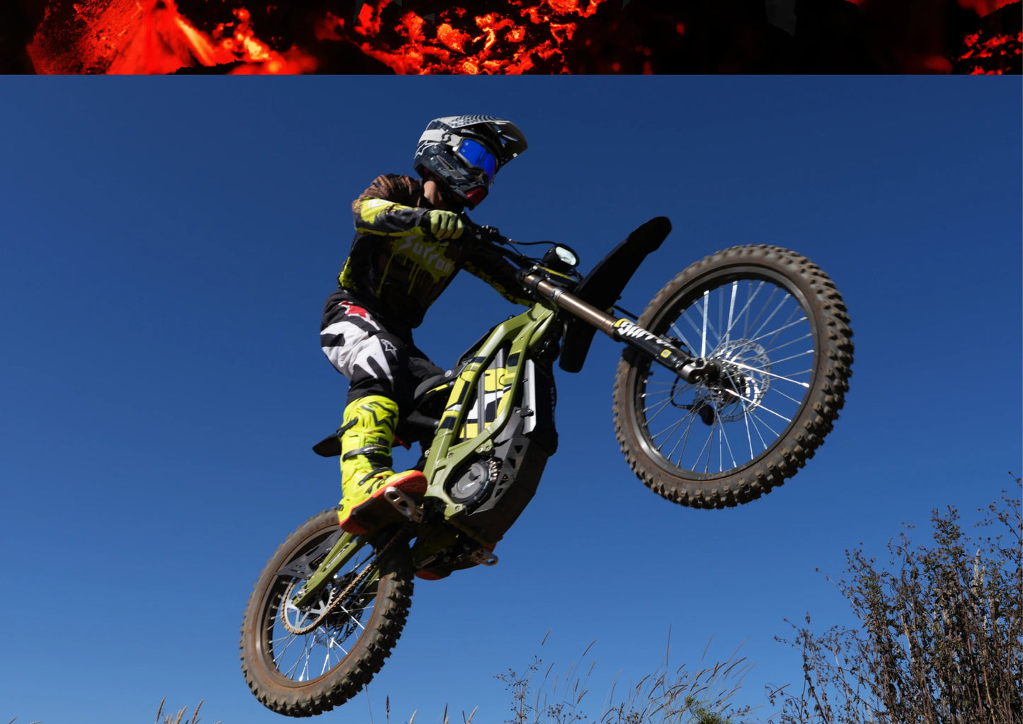 Premium 6000W Electric Dirt Bike With 60V 40Ah Battery