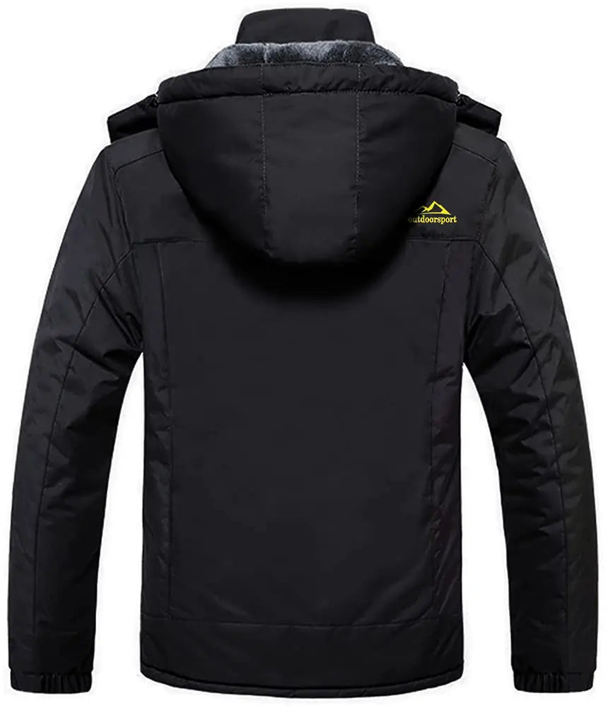 Cavva Men's Waterproof Fleece Lined Winter Parka Jacket