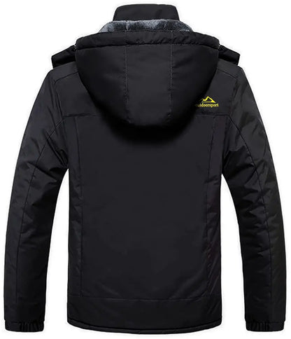 Cavva Men's Waterproof Fleece Lined Winter Parka Jacket