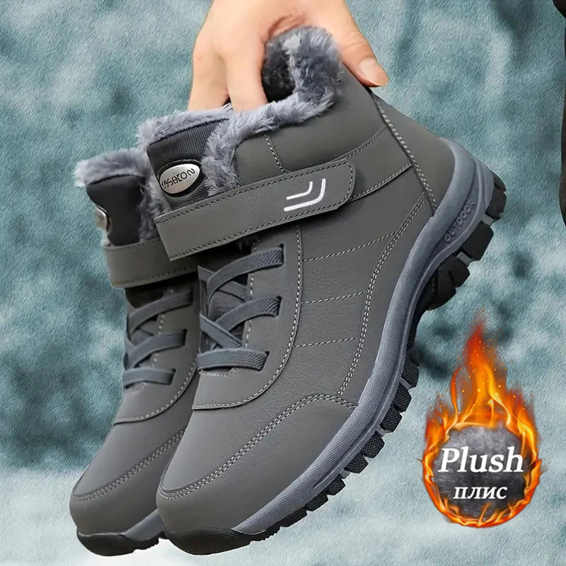 Women Plush Lined Winter Snow Boots For Cold Weather Walking