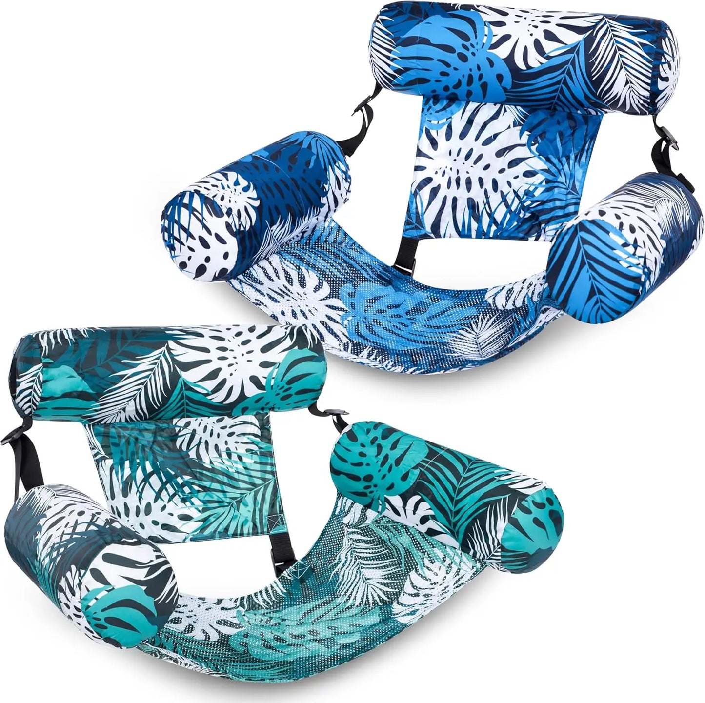 Inflatable Leaf Pool Chair Lounger for Adults Floating Pool Float