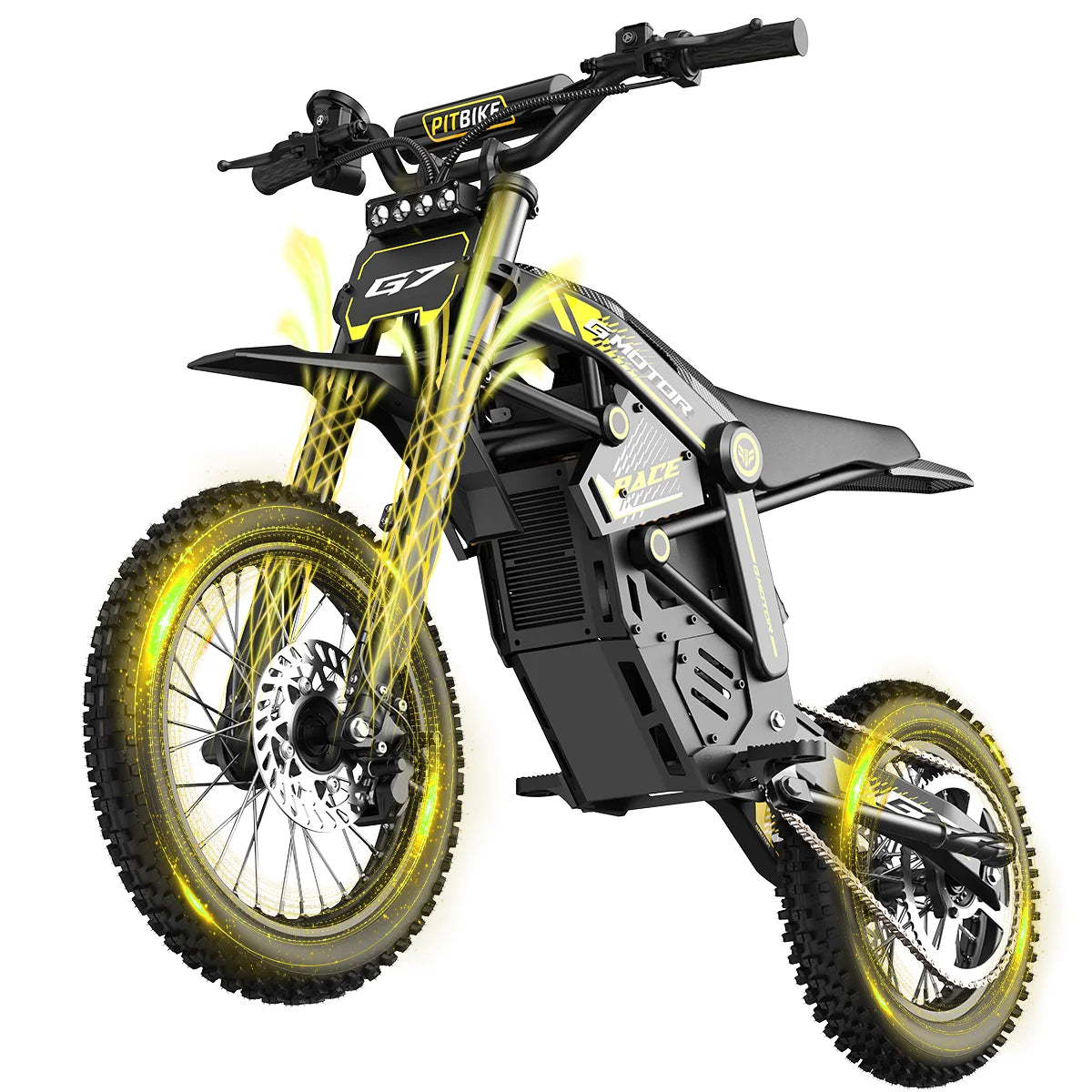 Uplee G7 Electric Dirt Bike Featuring Long Range Battery