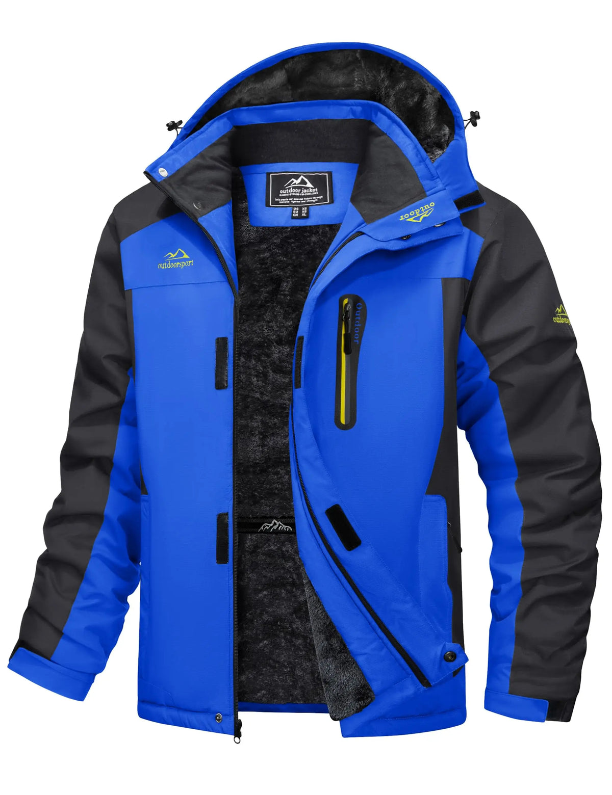Cavva Men's Waterproof Fleece Lined Winter Parka Jacket