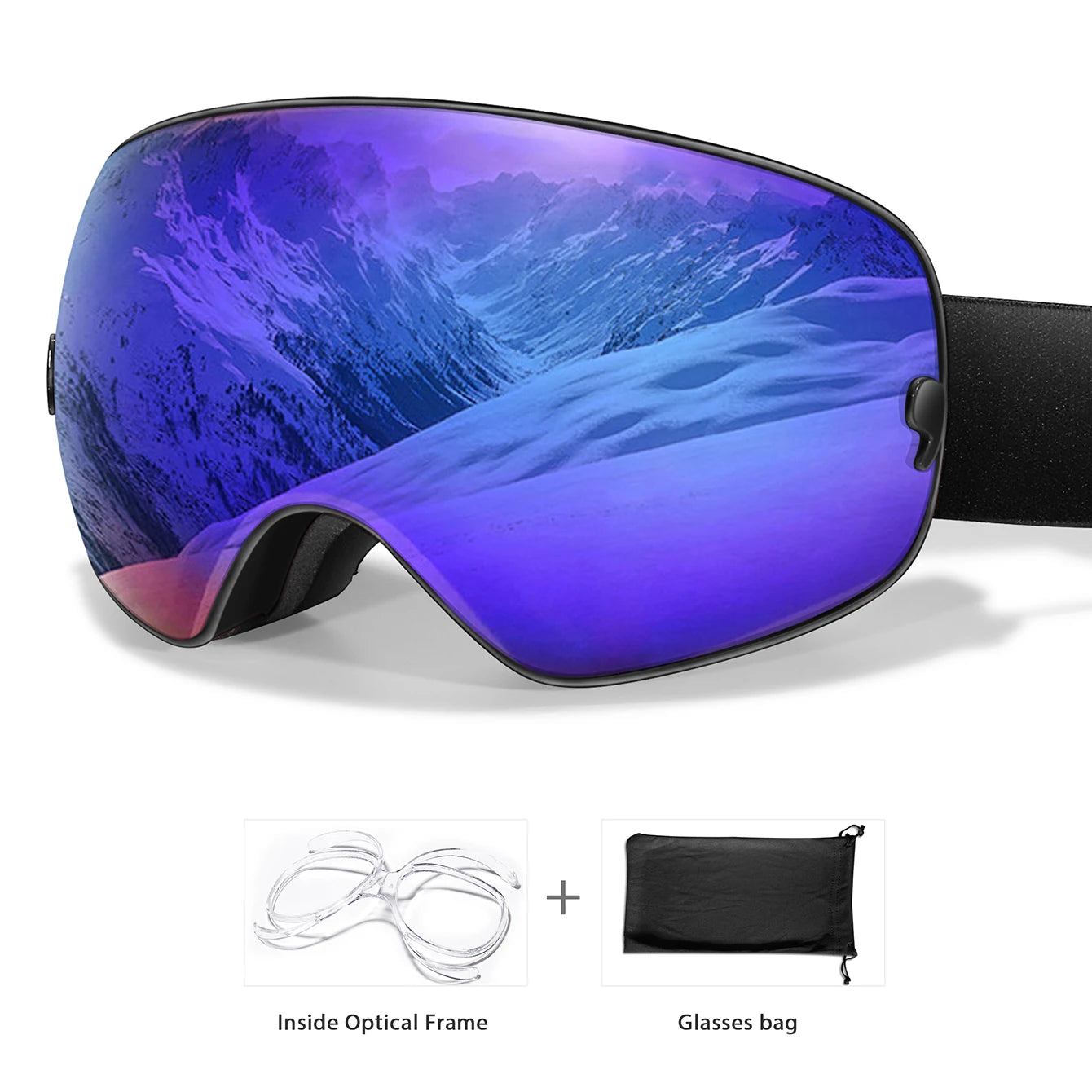 Ski Goggles Anti Fog UV400 Winter Sports Gear For Men Women