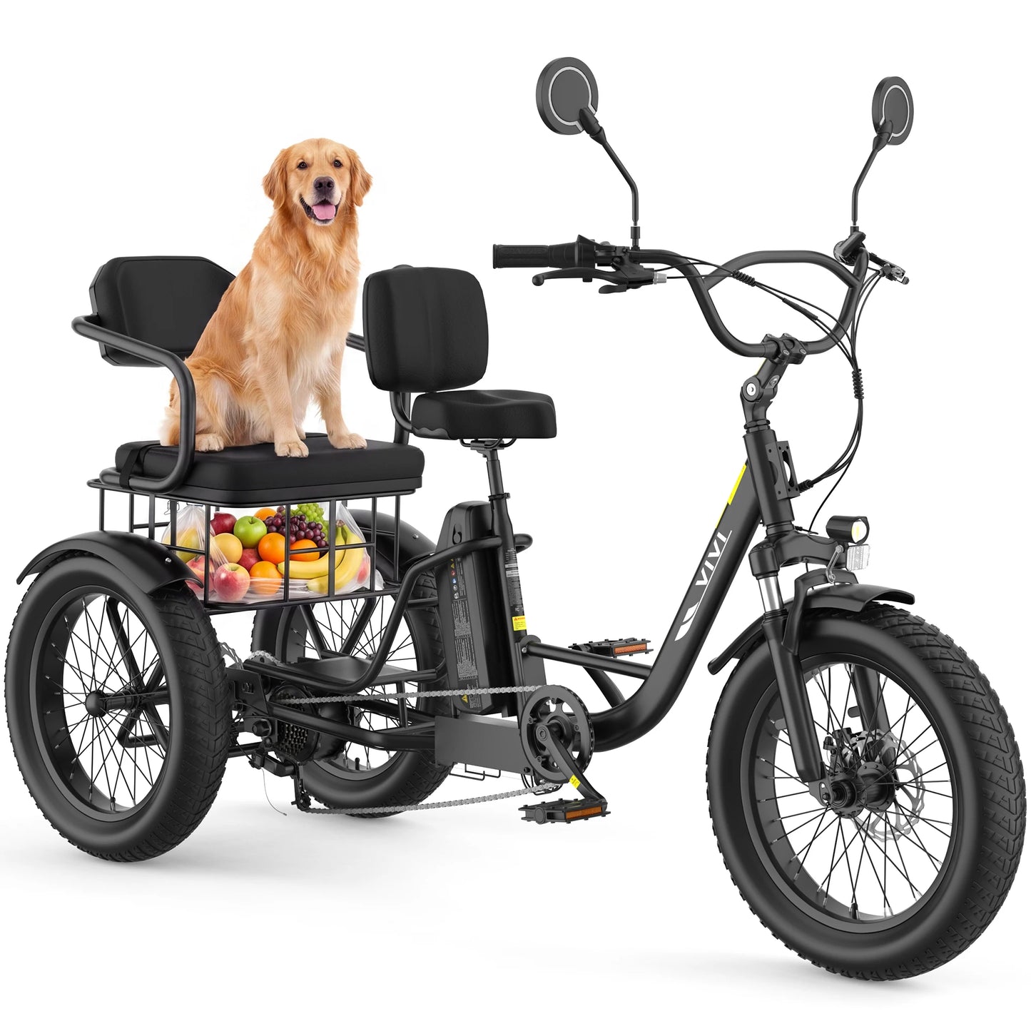 Vivi FAM01 750W Electric Tricycle For Adults With Battery
