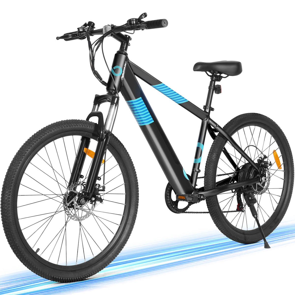 GYROOR Electric Mountain Bike With Removable Battery And Shimano Gears