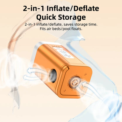 Mini USB Rechargeable Air Pump Inflator Deflator for Vacuum Bags