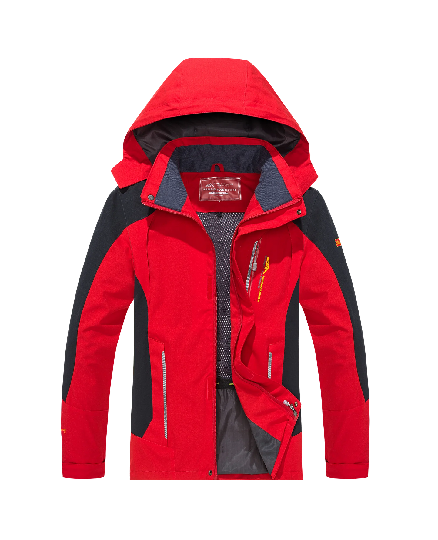 Mens Waterproof Hiking Jacket Windproof Windbreaker Outdoor Activities