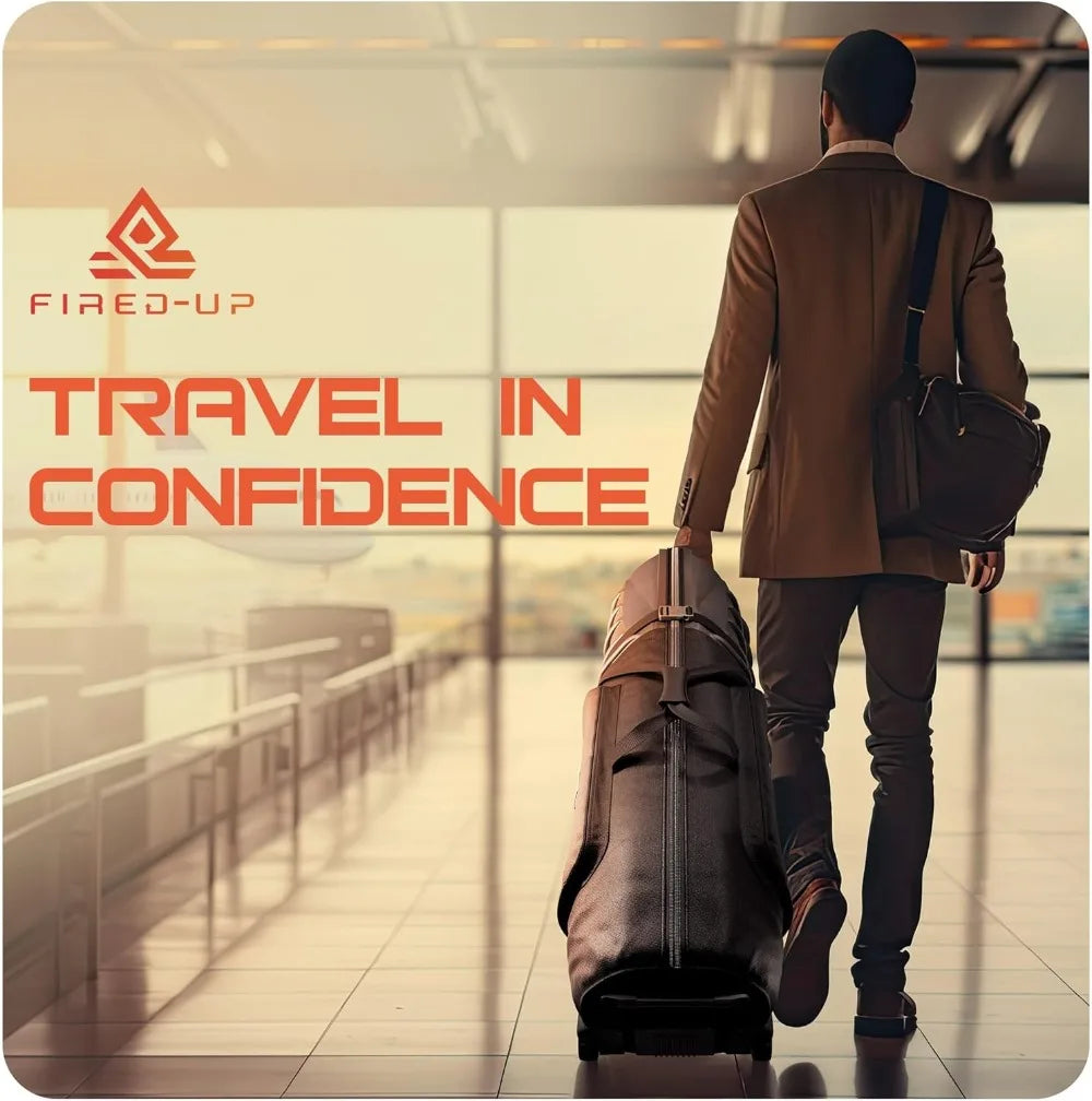 Hard Top Golf Travel Bag for Airlines with Wheels