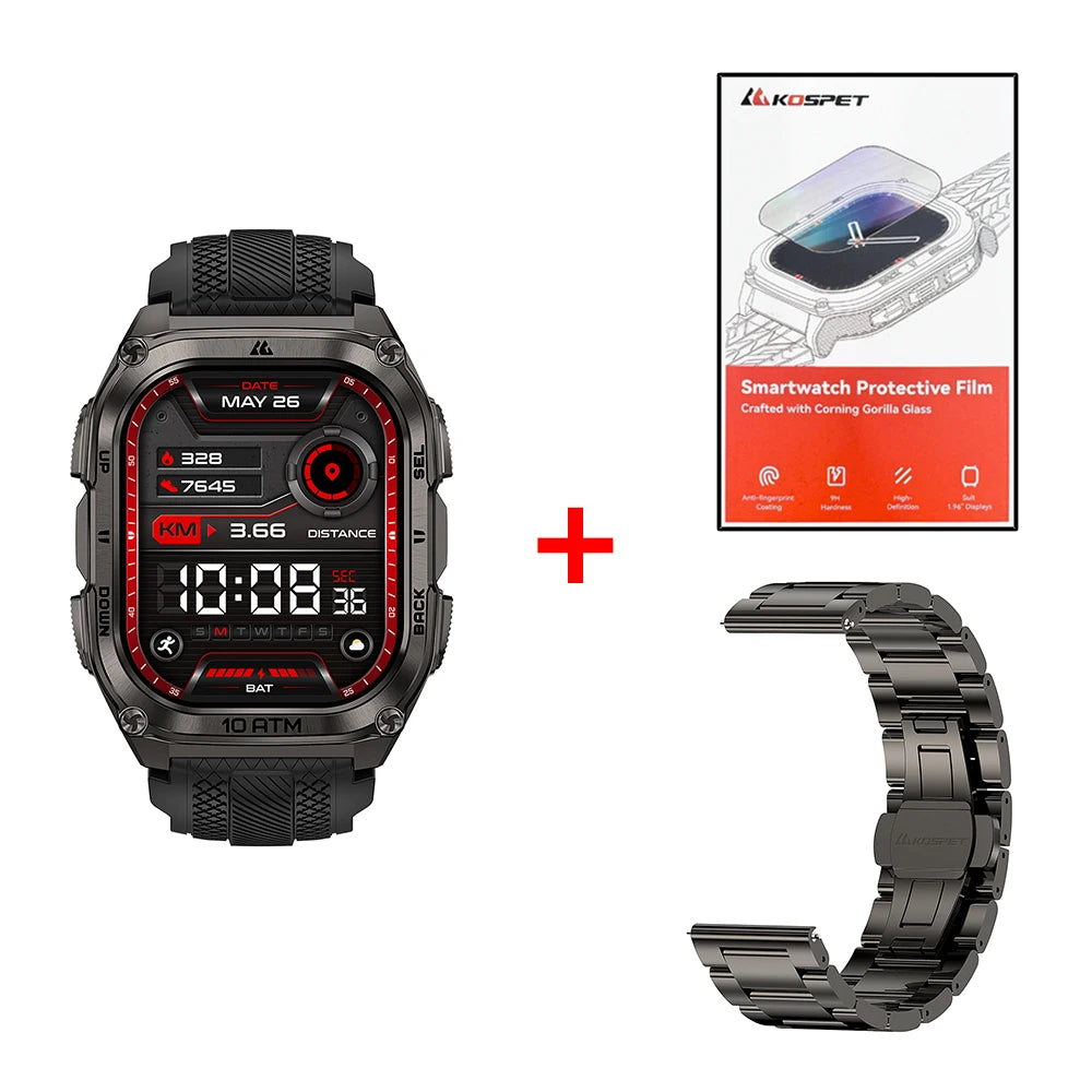 KOSPET Tank M4 Smart Watch GPS Offline Maps 10 ATM