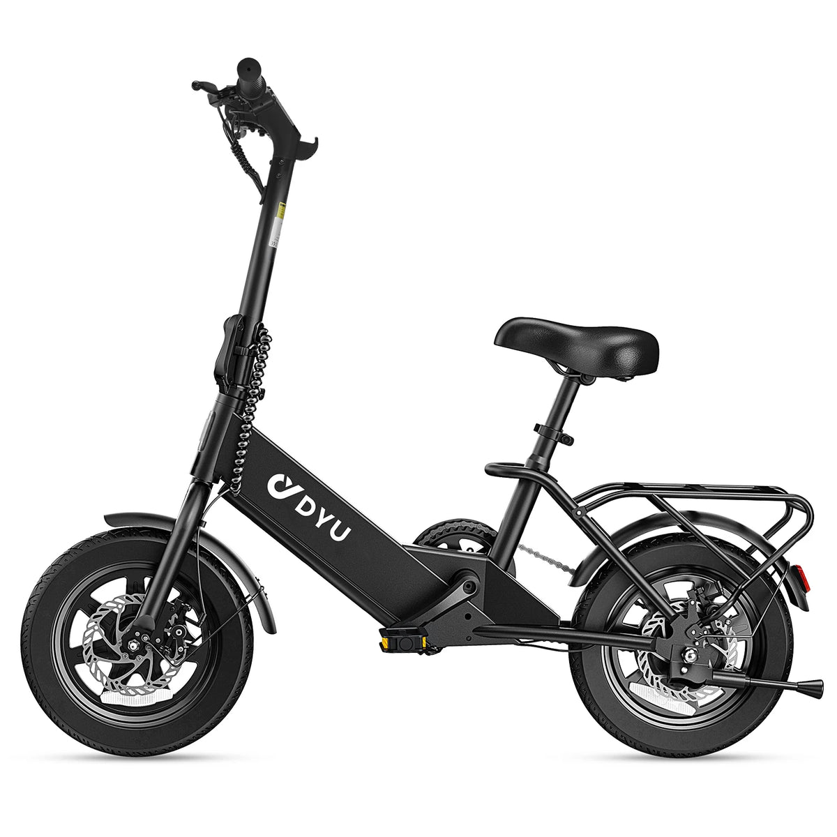 Dyu Folding City Electric Bicycle 500W Motor 36V Battery