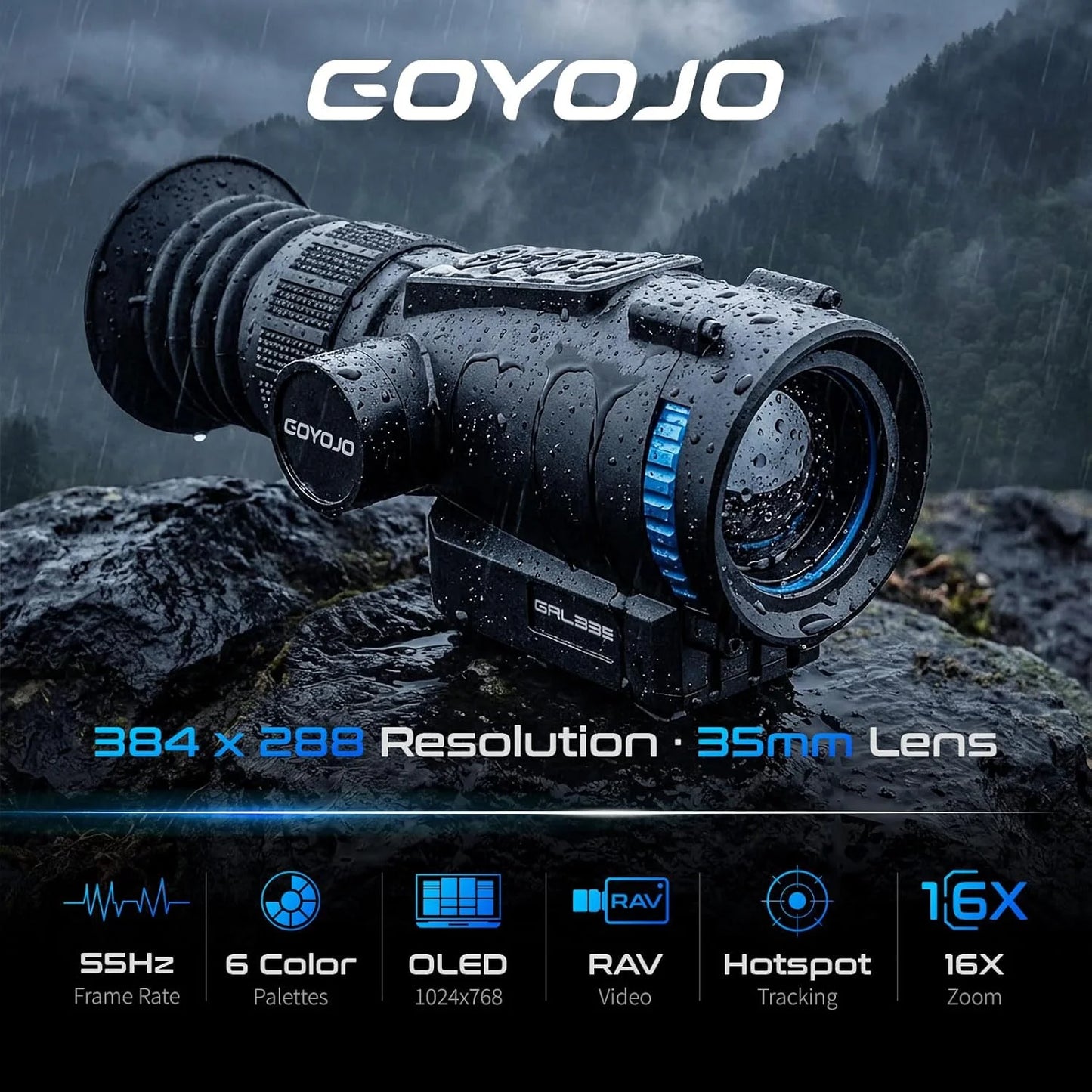 GOYOJO GRL Series Thermal Scopes 384x288 High Resolution Night Vision