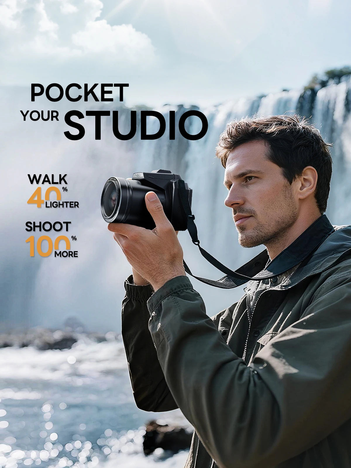 NBD S205E 64MP Professional Digital Camera For Vlogging