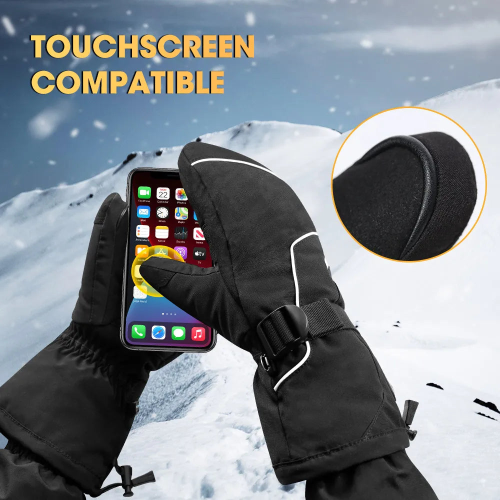 Snow Deer Winter Electric Heating Gloves Waterproof