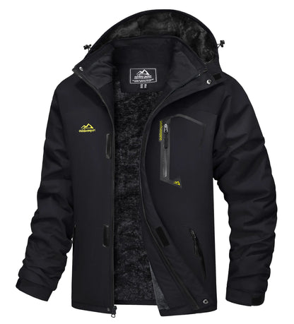 Cavva Men Water Resistant Fleece Lined Winter Ski Jacket