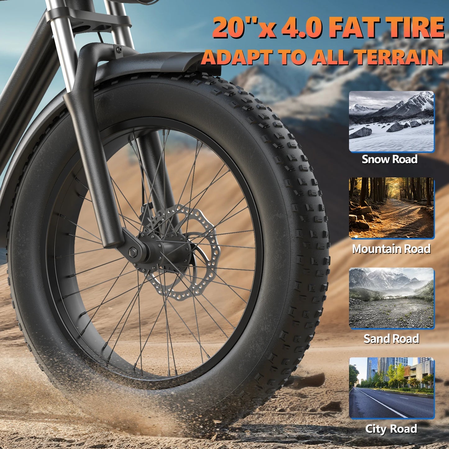 Kickwey K7 Electric Mountain Bike 1500W 7 Speed