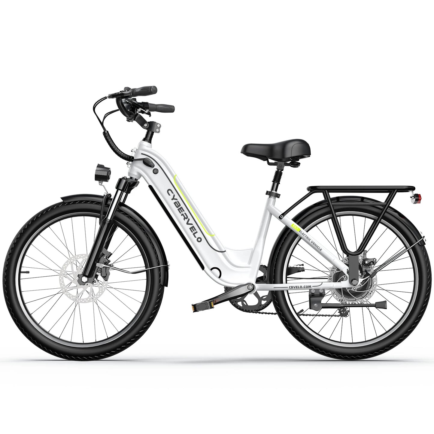 Cybvelo EK7 1000W Step Through Electric Bike With 48V Battery