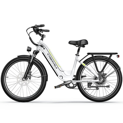 Cybvelo EK7 1000W Step Through Electric Bike With 48V Battery
