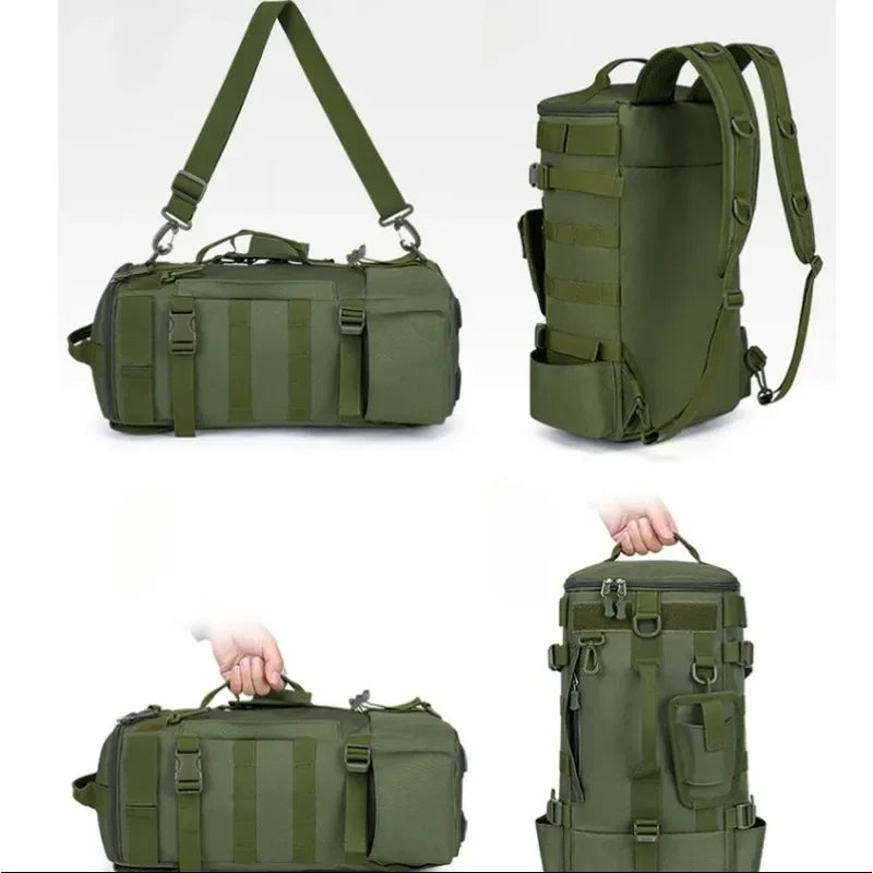 Multifunctional Fishing Backpack With Rod Storage For Outdoor Gear
