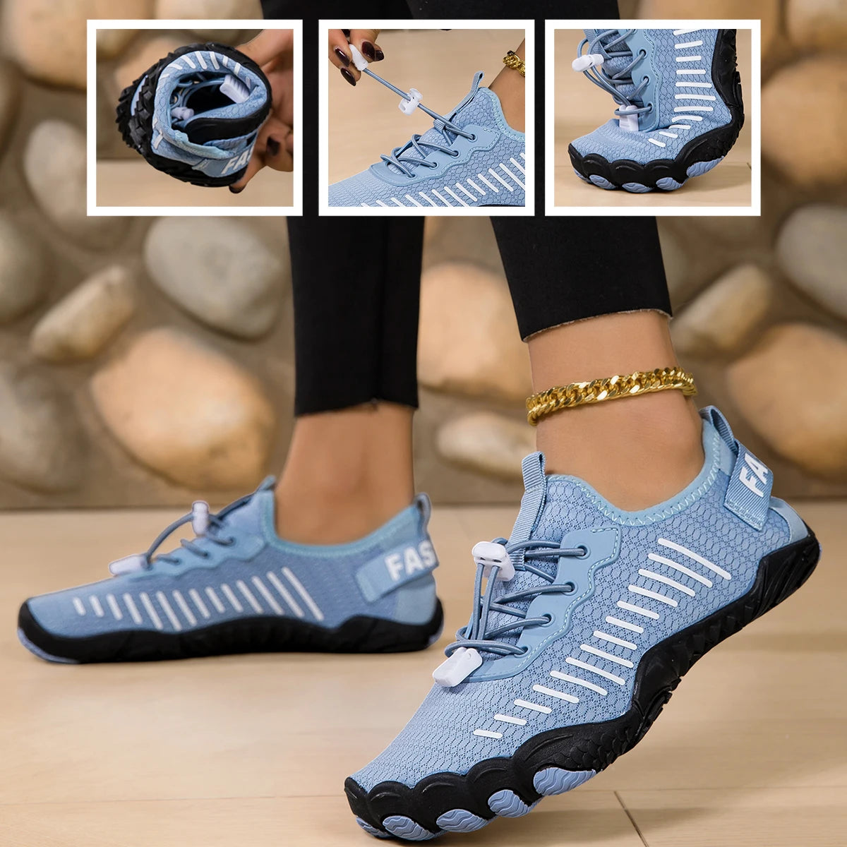 Womens Barefoot Water Shoes Quick Dry Non Slip Aqua Sneakers