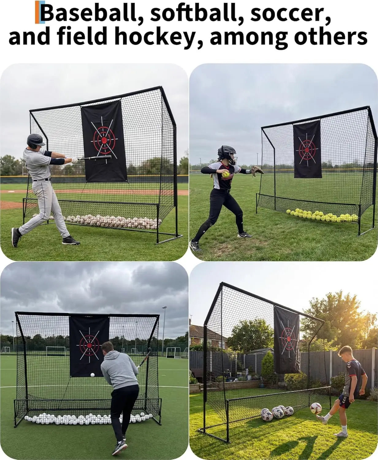 HiMISS Golf Practice Net Indoor Outdoor Swing Trainer Carry Bag