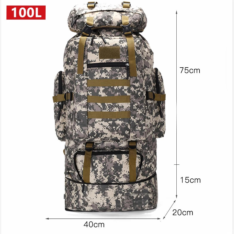 Mountaineering Backpack For Hiking And Outdoor Travel
