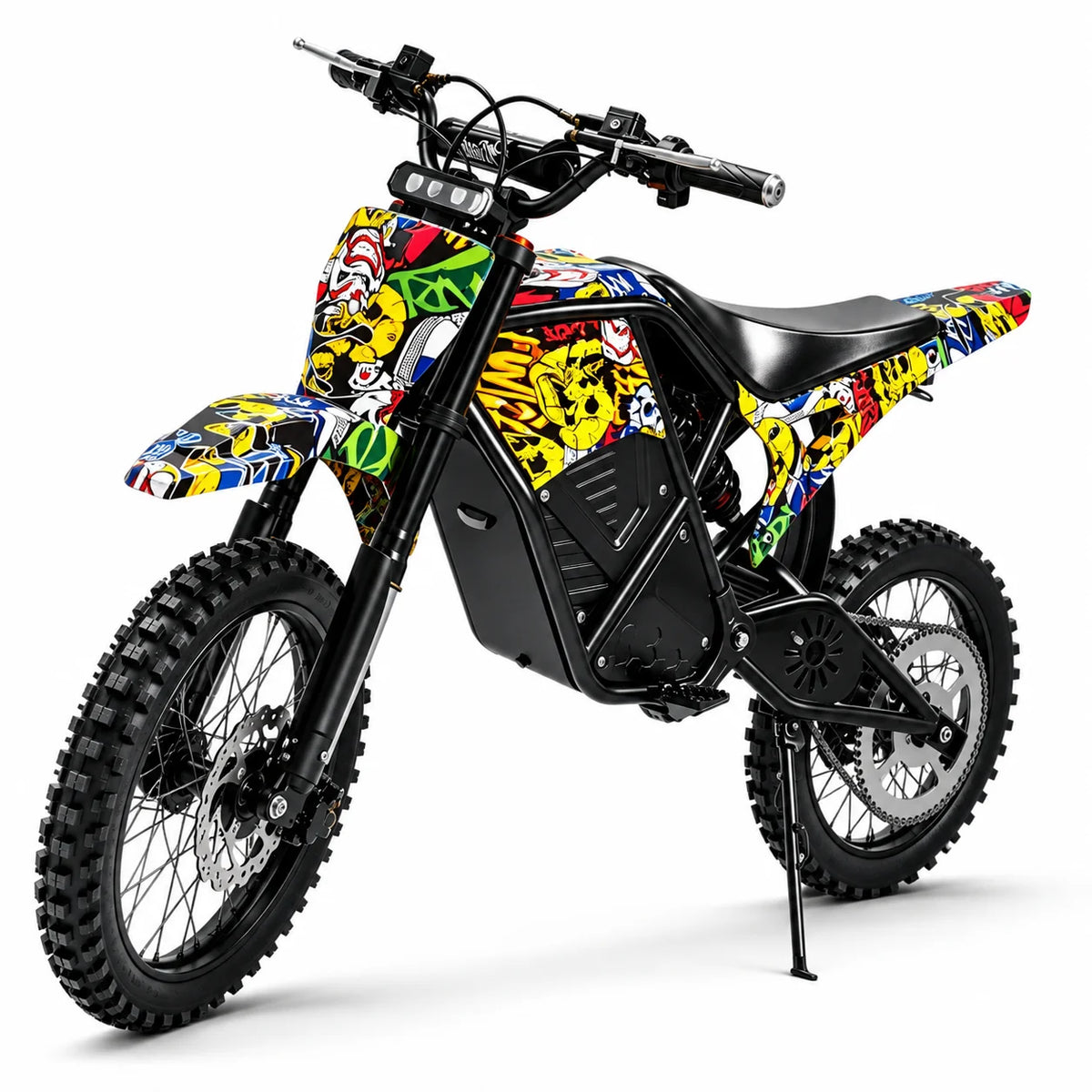 3000W Peak Power Electric Dirt Bike with Dual Suspension