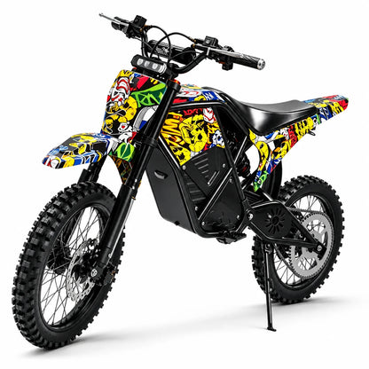 3000W Peak Power Electric Dirt Bike with Dual Suspension