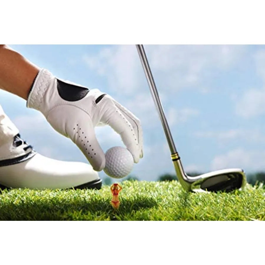 Colored Golf Tees, 3 inch Golf Practice Novelty Tees, White Elephant Stocking Stuffer Gifts for Golfer Fun Gift, 6 Pcs