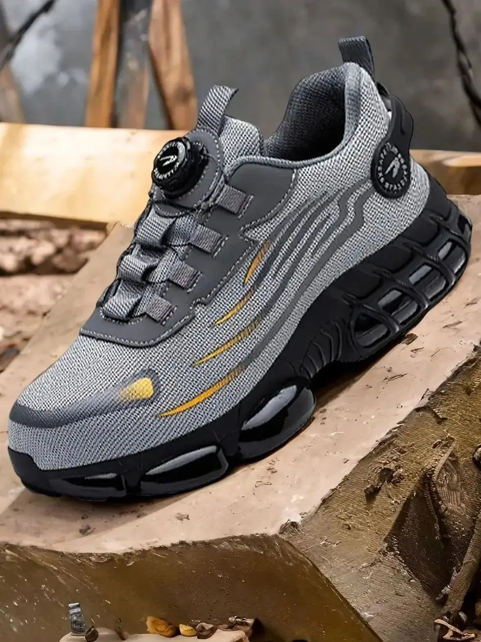 Men's Steel Toe Puncture Resistant Safety Shoes With Air Cushion