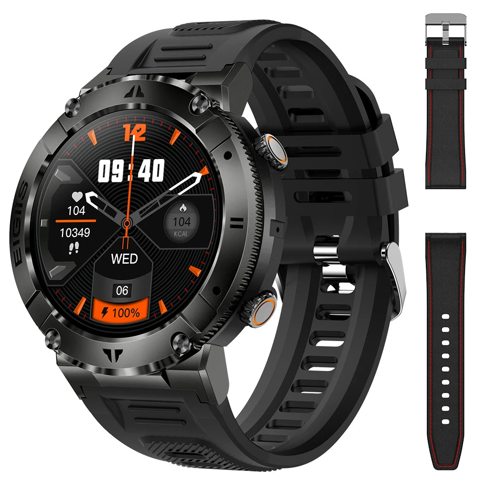 LaNikar Smart Watch Men TFT Display Bluetooth Call Blood Pressure Health
