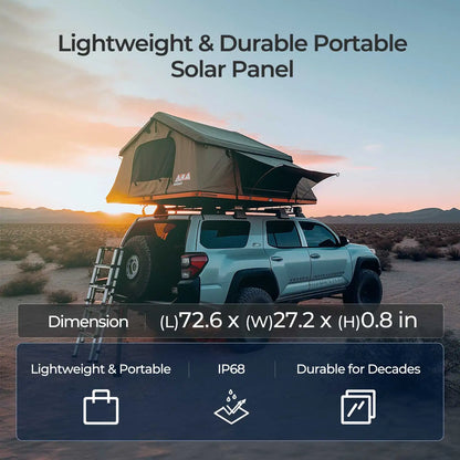 Renogy 220W Foldable Solar Panel Suitcase for RV Camping