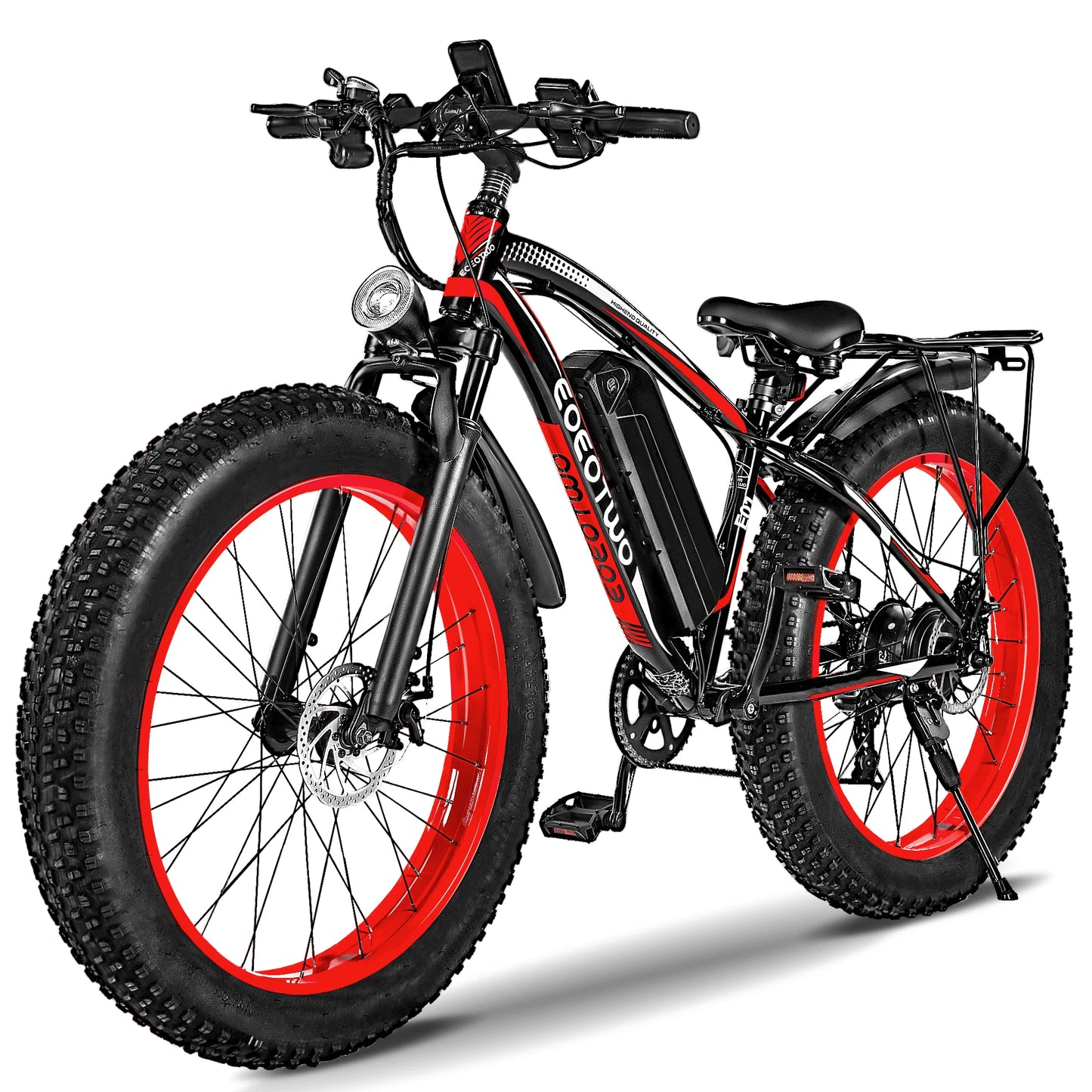 EOEOTWO 1500W Fat Tire Electric Bike All Terrain 34MPH