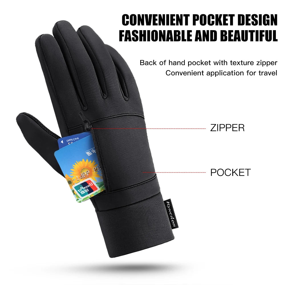 Winter Touchscreen Gloves Unisex Waterproof Windproof Non Slip